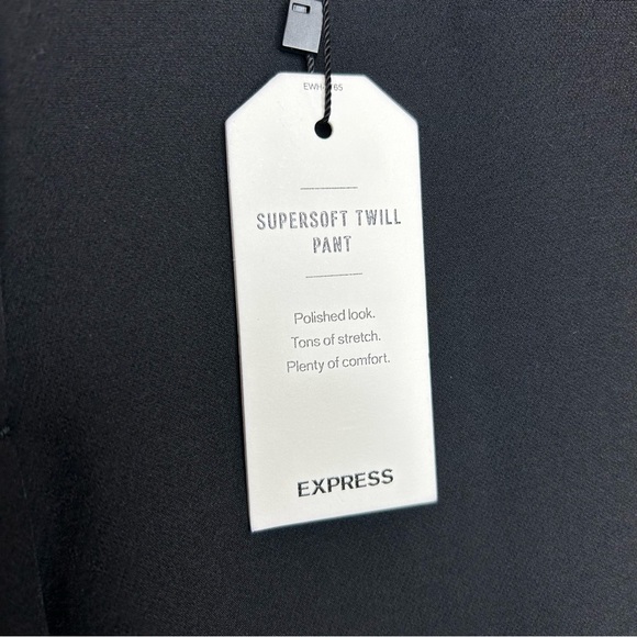 NWT Express Curvy High Waisted Supersoft Twill Skinny Pant Black 4L - Picture 13 of 14